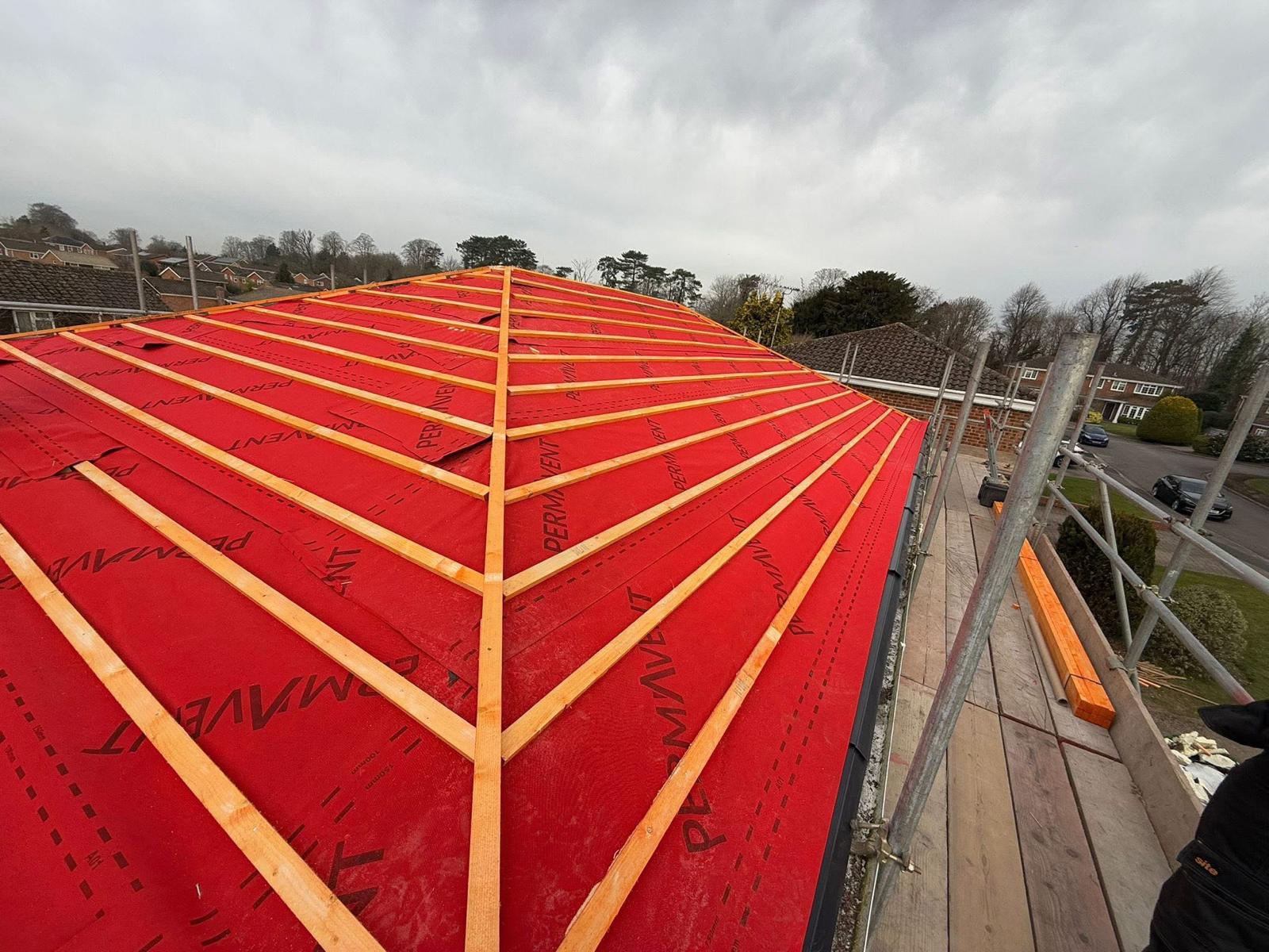Hipped Roof — New Underlay – Devon